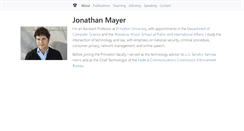 Desktop Screenshot of jonathanmayer.org